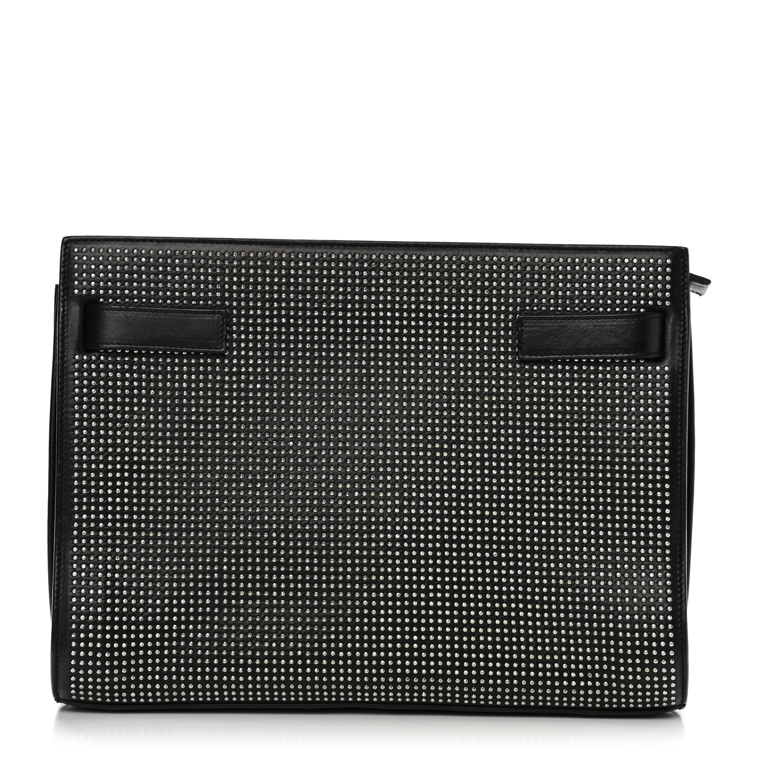 Saint Laurent Calfskin Stud Sac De Jour Clutch Black 1 of 6