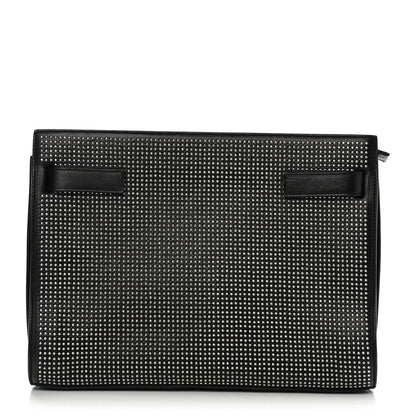 Saint Laurent Calfskin Stud Sac De Jour Clutch Black 1 of 6