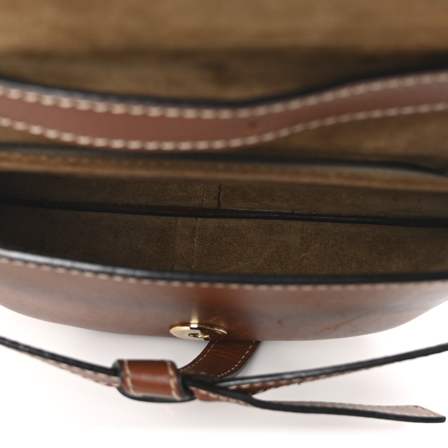 Loewe Calfskin Mini Gate Belt Bag Tan 5 of 9