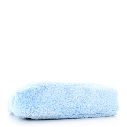 Prada Terry Cloth Mini Re-Edition 2000 Bag Celeste Black 4 of 11