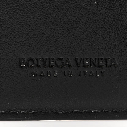Bottega Veneta Nappa Maxi Intrecciato Small Bi-Fold Zip Wallet Black 6 of 7