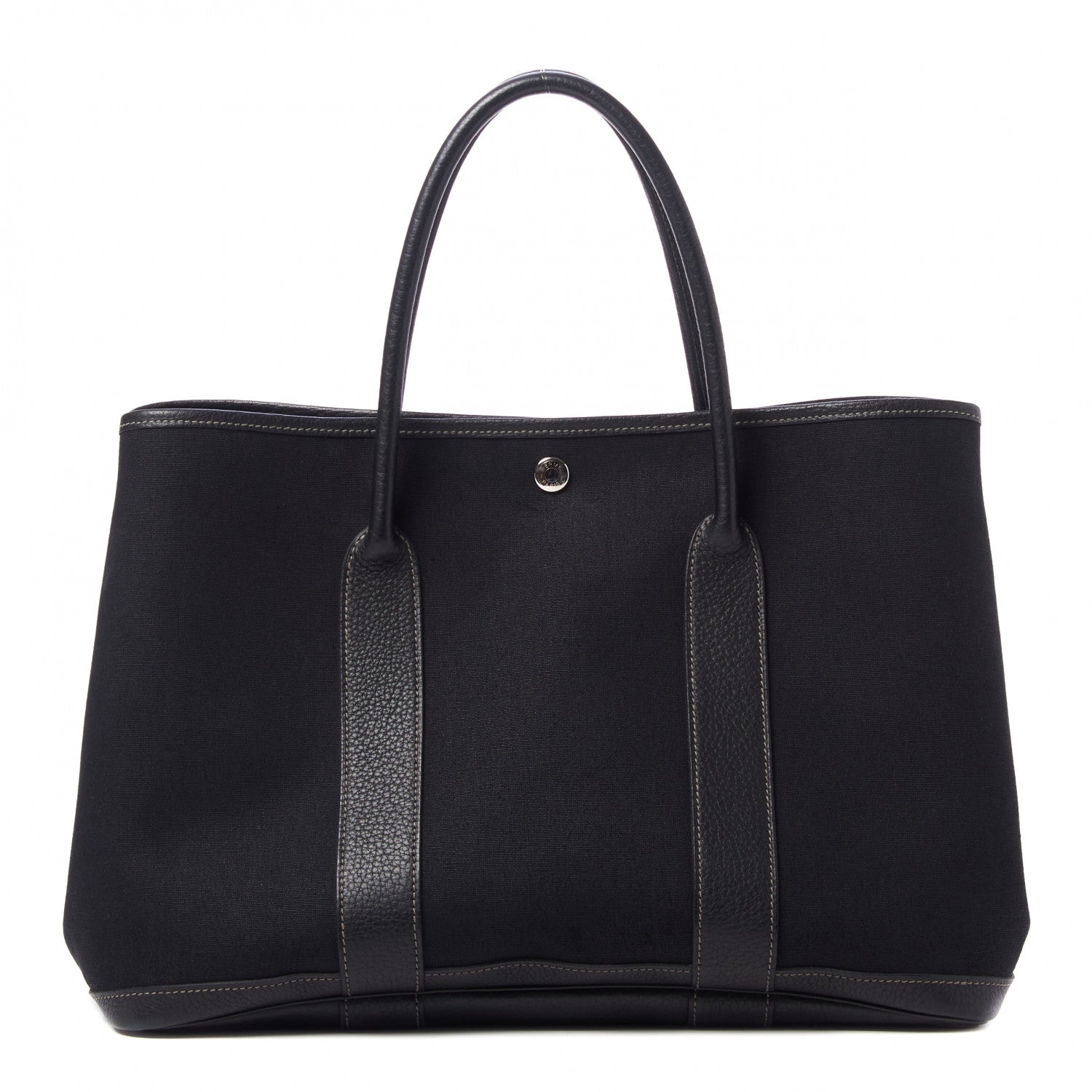 Hermes Toile Negonda Garden Party Tote 36 MM Black 1 of 8