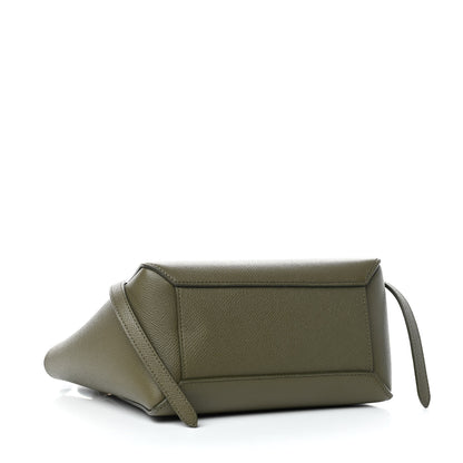 Celine Grained Calfskin Nano Belt Bag Army Green 4 of 9