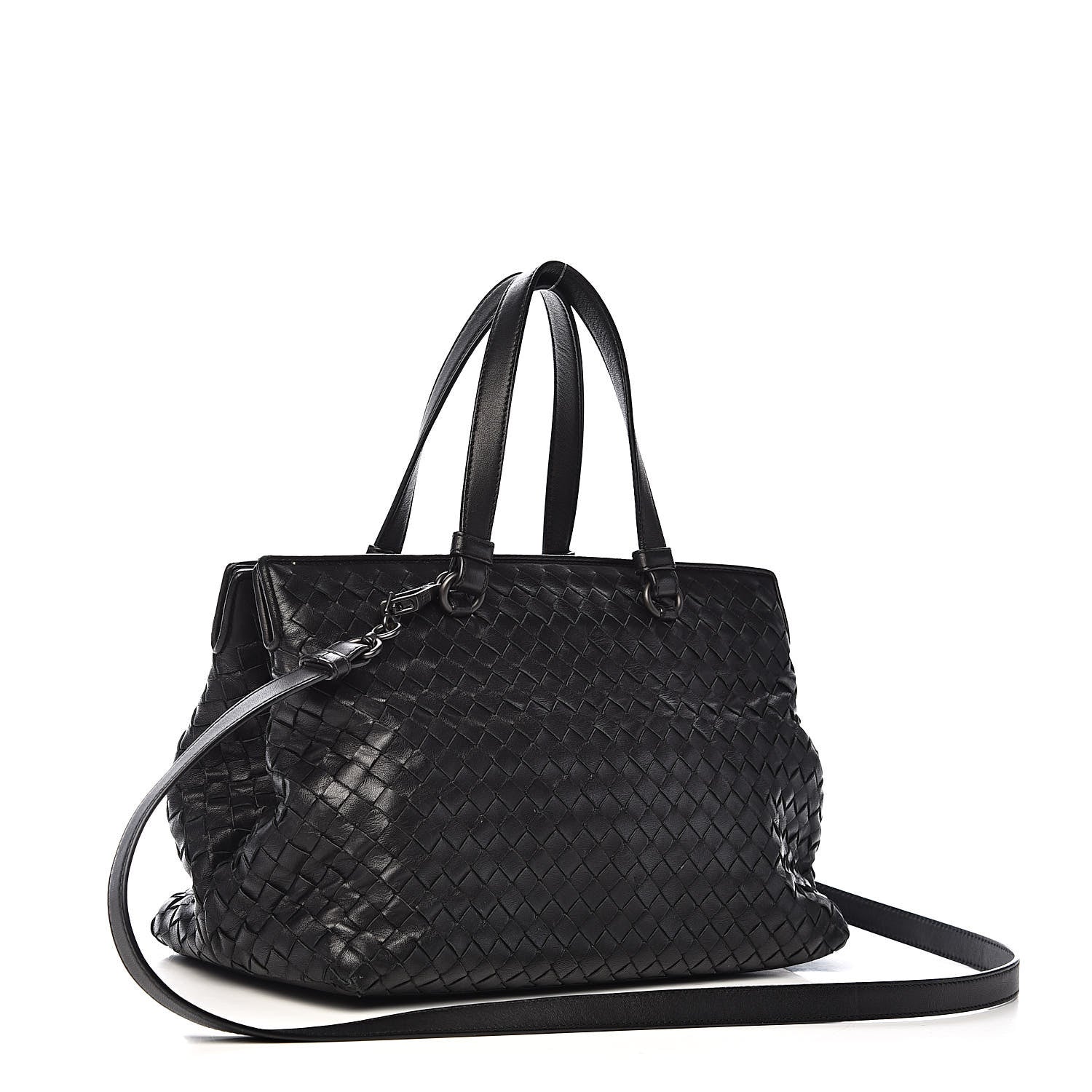 Bottega Veneta Nappa Intrecciato Small Accordion Tote Black 3 of 15