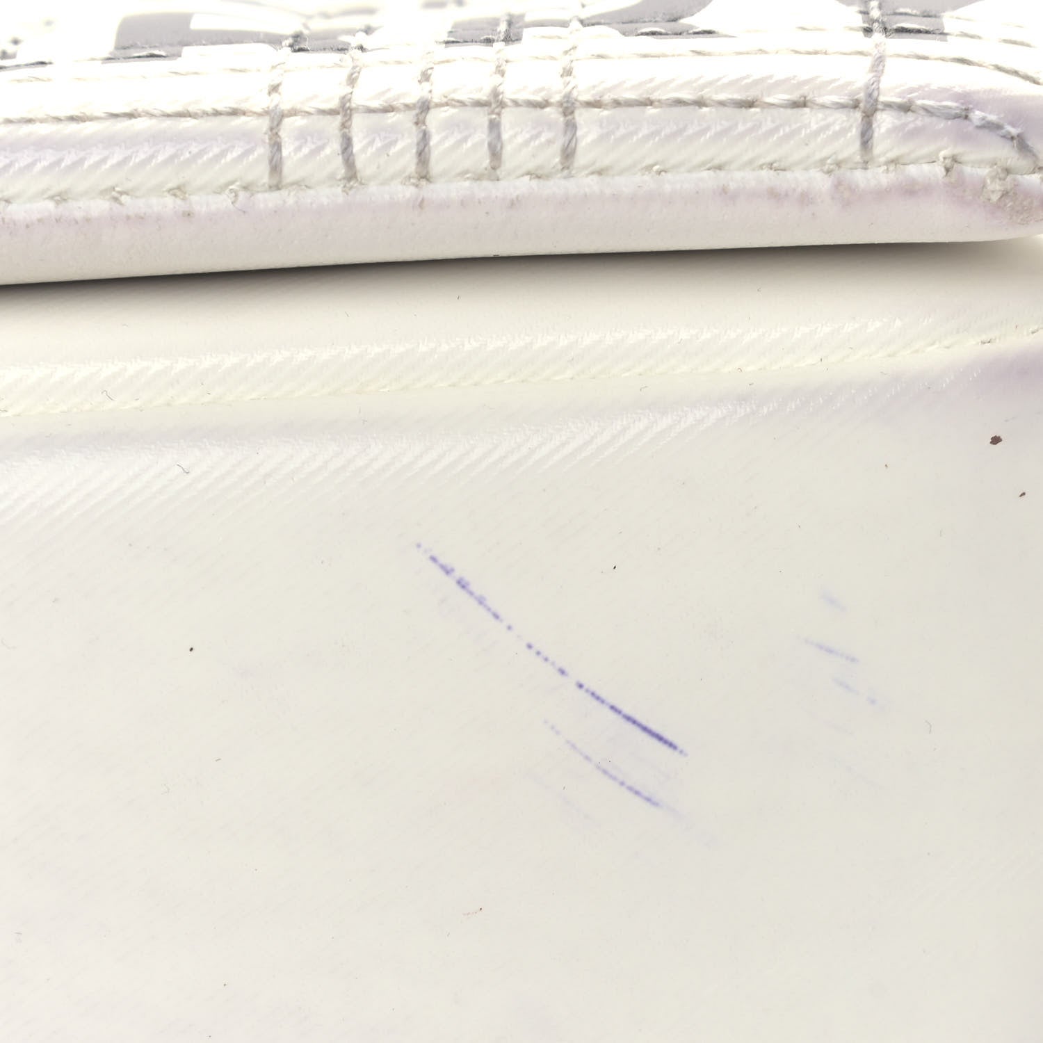 Burberry Patent Quilted Horseferry Print Small Lola Bag White 13 of 15