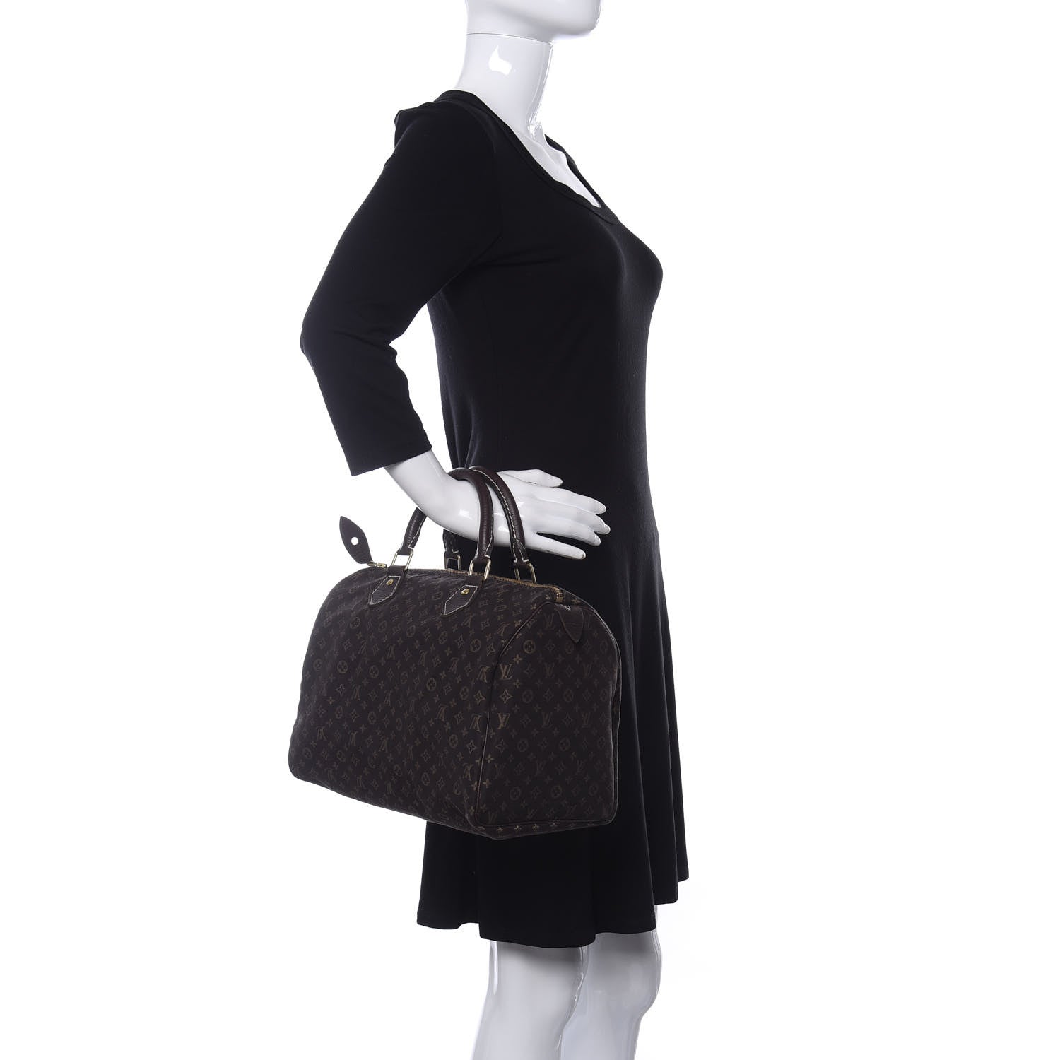 Louis Vuitton Mini Lin Speedy 30 Ebene 2 of 9