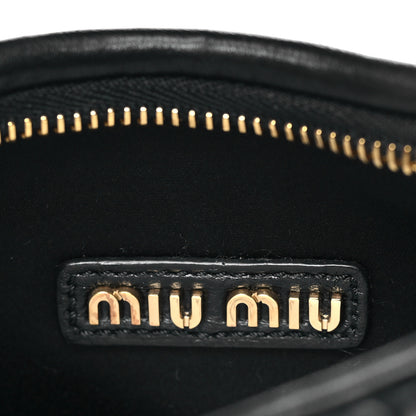 Miu Miu Nappa Matelasse Small Wander Hobo Black 6 of 10