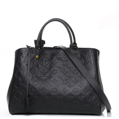 Louis Vuitton Empreinte Montaigne GM Black 1 of 8