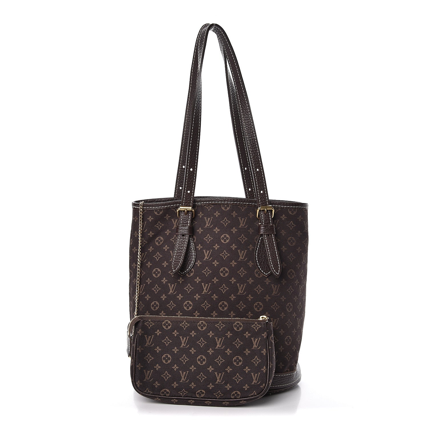 Louis Vuitton Mini Lin Monogram Bucket Bag Ebene 1 of 14