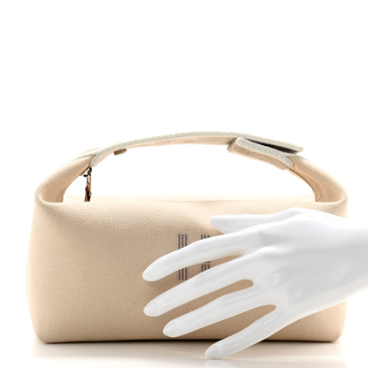 Hermes Canvas Small Bride-A-Brac Pouch Natural 2 of 6