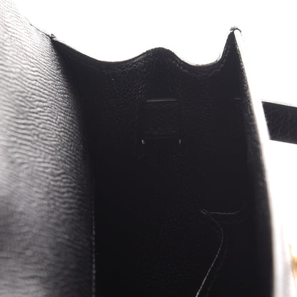 Hermes Epsom Kelly Sellier 25 Black 30 of 41