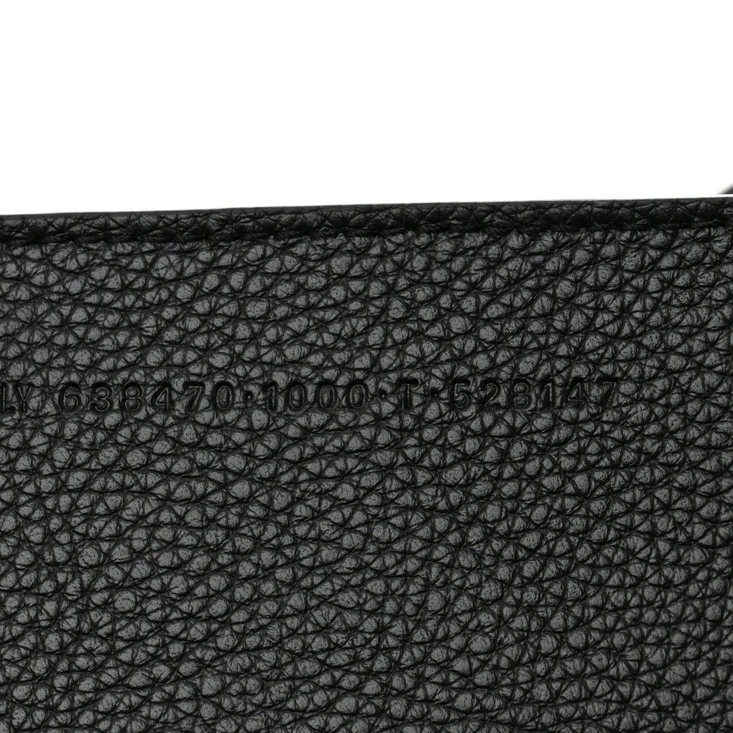 Grained Calfskin Neo Classic Black Hardware Medium City Black