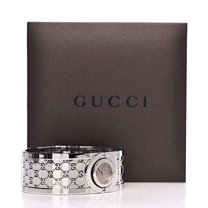 Gucci Stainless Steel 23mm Twirl Quartz Watch Brown 7 of 7