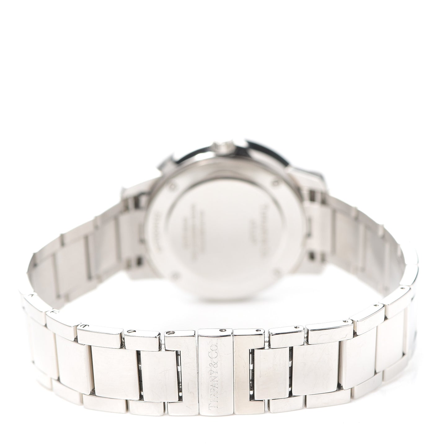 Stainless Steel Diamond Bezel 31mm Atlas 2-Hand Quartz Watch Black