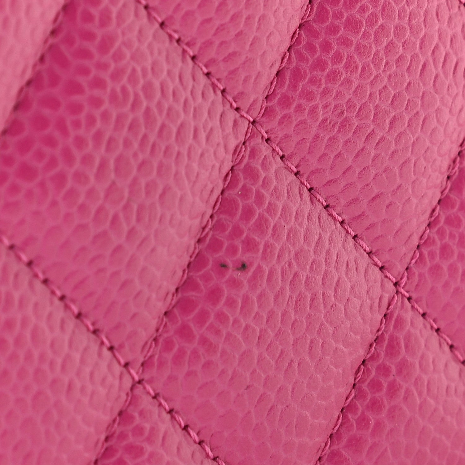 Chanel Caviar Quilted Large Gusset Flap Wallet Pink 6 of 8