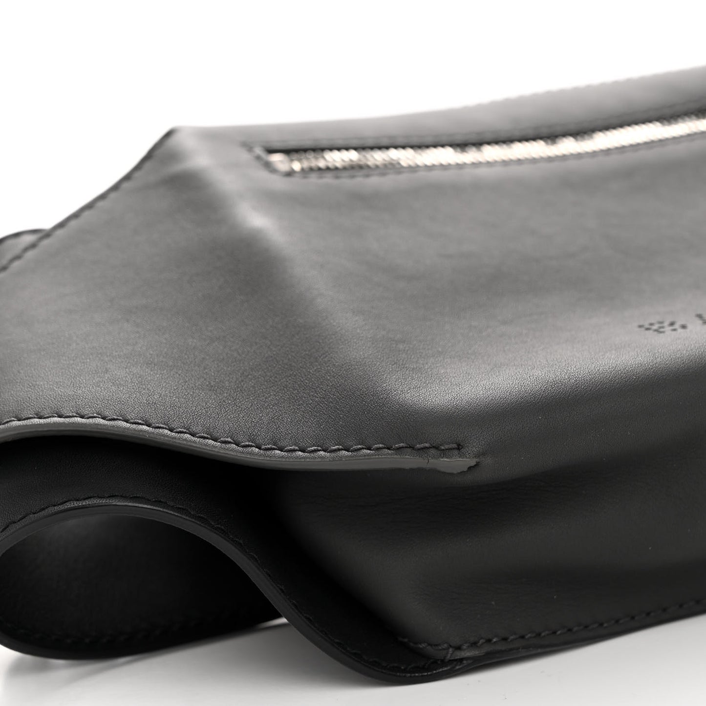 Cotton Canvas Calfskin Neo Lift Belt Bag Black