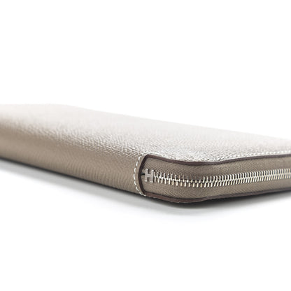 Hermes Epsom Silk'in Wallet Etoupe 7 of 8