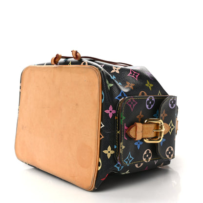 Louis Vuitton Monogram Multicolor Petit Noe Black 8 of 12