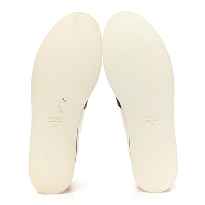 Gucci Calfskin Peggy Platform Sneakers 37 White 4 of 13