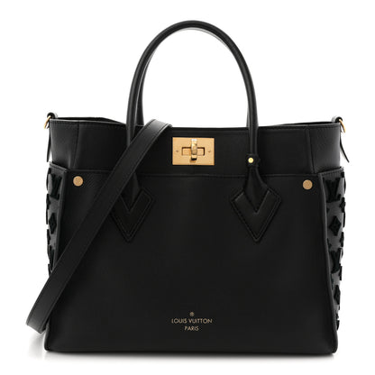 Louis Vuitton Calfskin Monogram Tufting On My Side Black 1 of 12