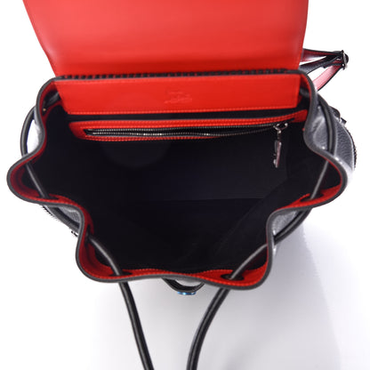 Christian Louboutin Calfskin Spiked Explorafunk Backpack Black 7 of 9