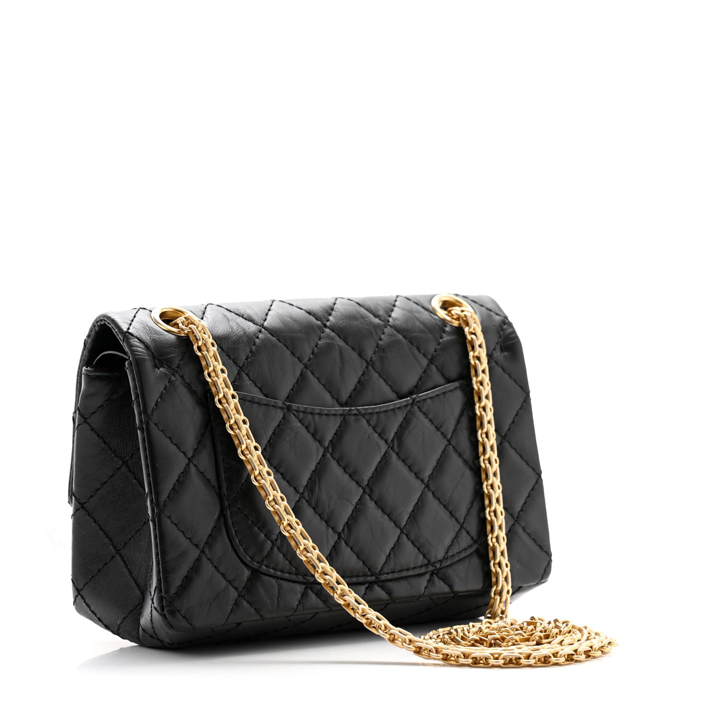 Aged Calfskin Lucky Charms 2.55 Reissue 224 Flap Black