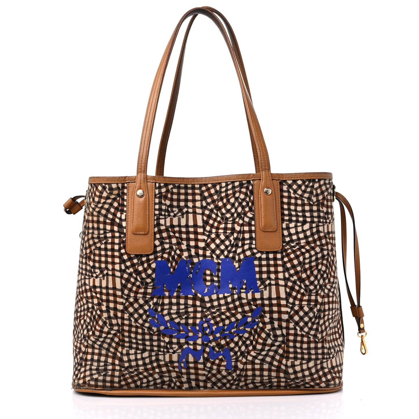Visetos Medium Liz Reversible Shopper Tote Cognac