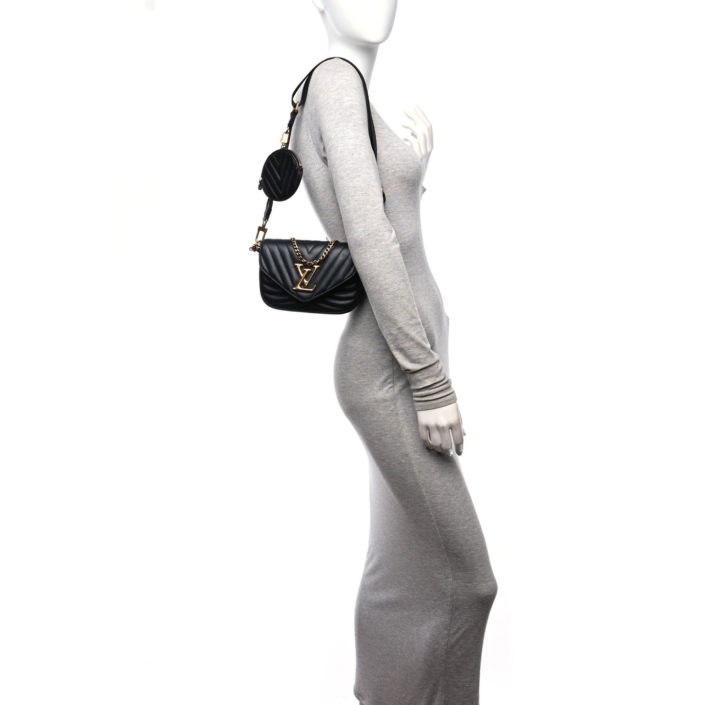 Calfskin New Wave Multi Pochette Black