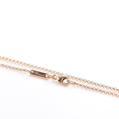Chopard 18K Pink Gold Happy Diamonds Heart Pendant Necklace 7 of 8