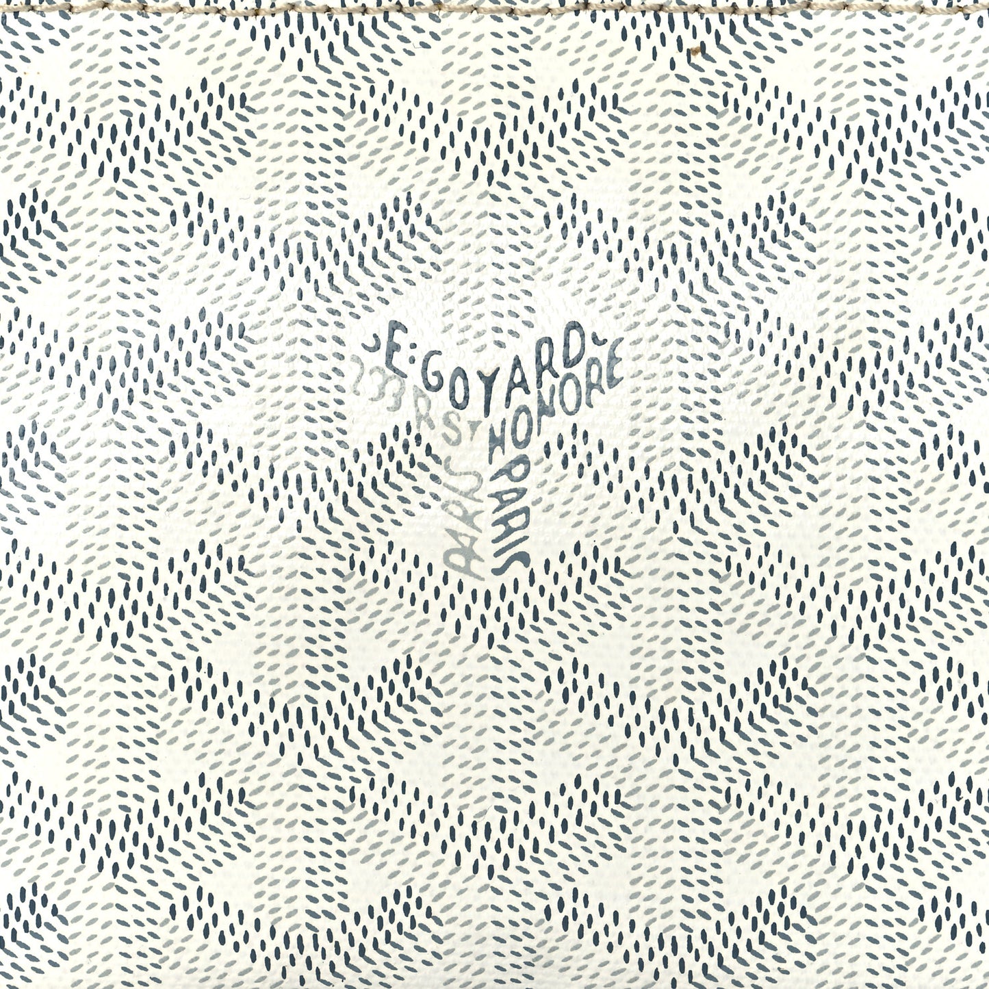 Goyardine Mini Senat Pochette White