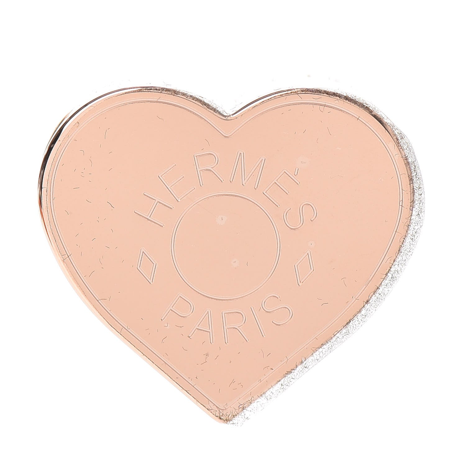 Hermes Permabrass Coeur Scarf Ring 1 of 3