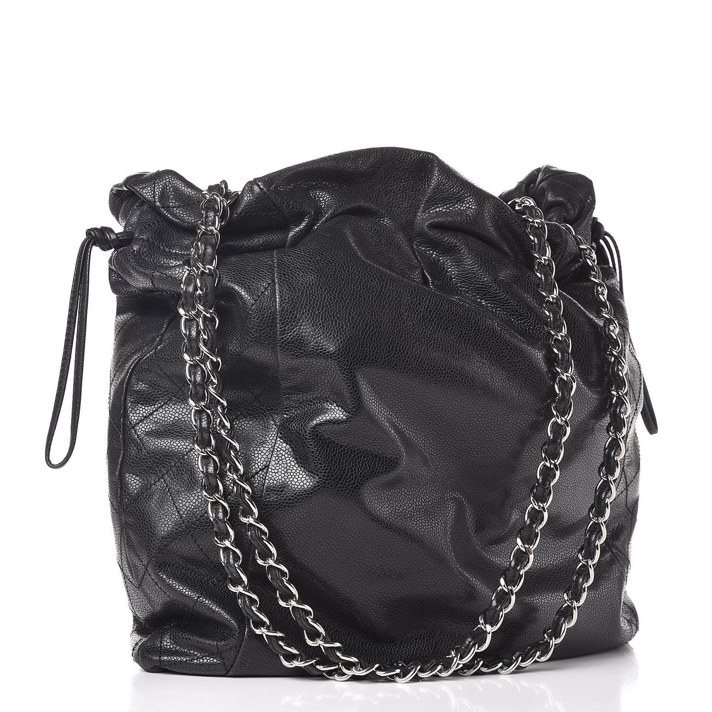 Caviar 31 Drawstring Tote Black