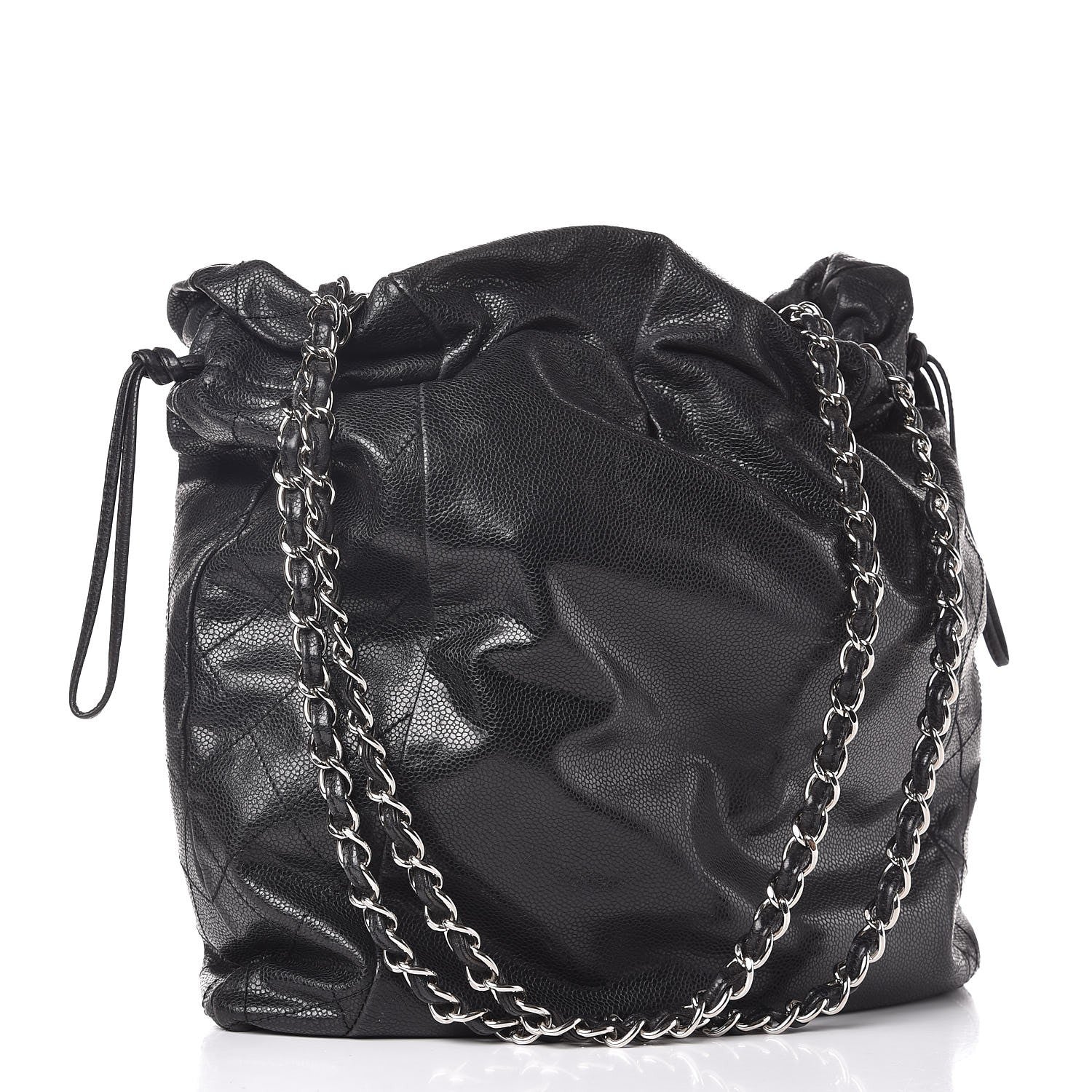 Chanel Caviar 31 Drawstring Tote Black 4 of 11