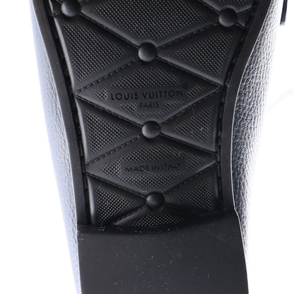 Louis Vuitton Grained Calfskin Ivy Loafers 40.5 Navy Blue 8 of 10