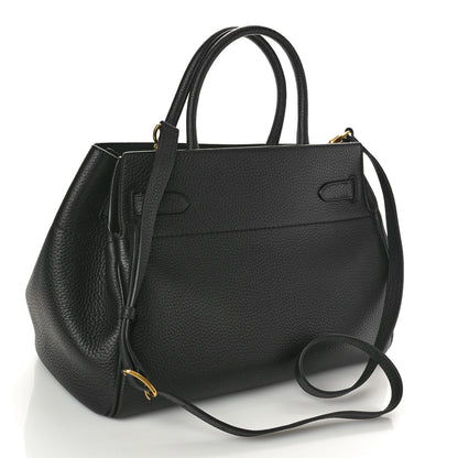 Mulberry Heavy Grain Belted Bayswater Tote Black 3 of 10