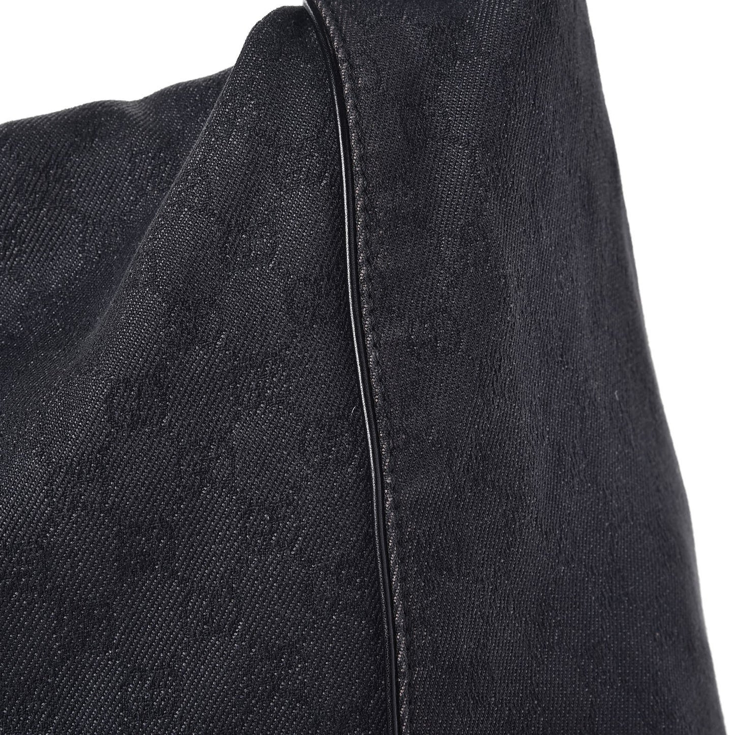 Denim Monogram Hobo Black