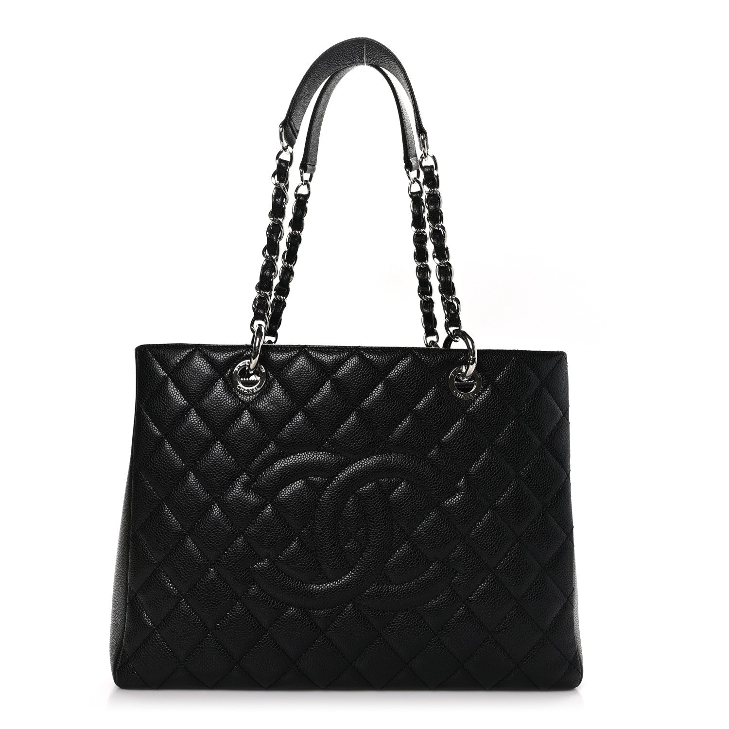 Chanel Caviar Quilted Grand Shopping Tote GST Black 1 of 11