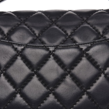 Chanel Lambskin Quilted Medium Easy Carry Flap Black 11 of 14