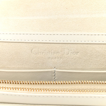 Christian Dior Calfskin Toile de Jouy Carnivora Wallet On Chain Pouch White 6 of 10
