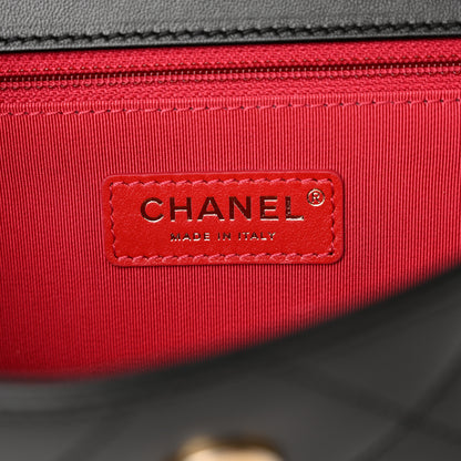 Chanel Lambskin Small Chain Handle Flap Bag Black 6 of 10