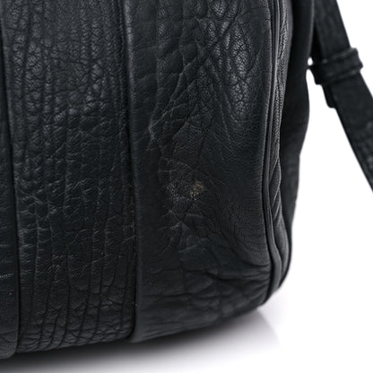 Alexander Wang Pebbled Lambskin Rocco Matte Black Iridescent Hardware 11 of 13