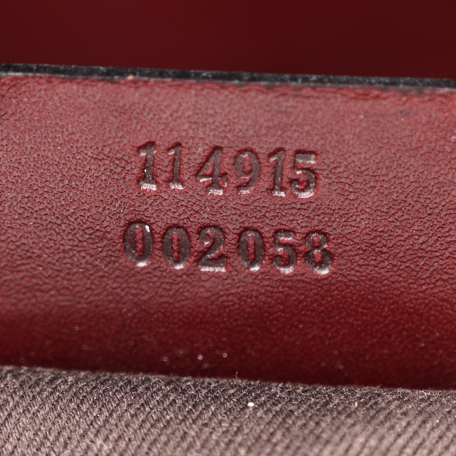 Gucci Monogram Horsebit Chain Studded Flap Burgundy 7 of 12