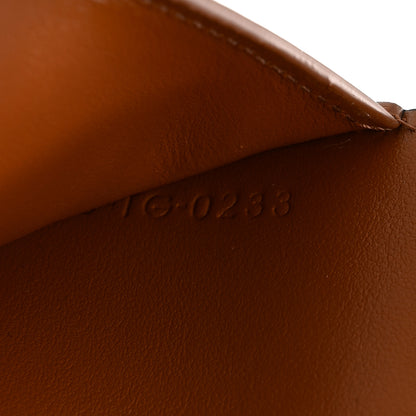 Celine Triomphe Canvas Small Triomphe Wallet Tan 7 of 8