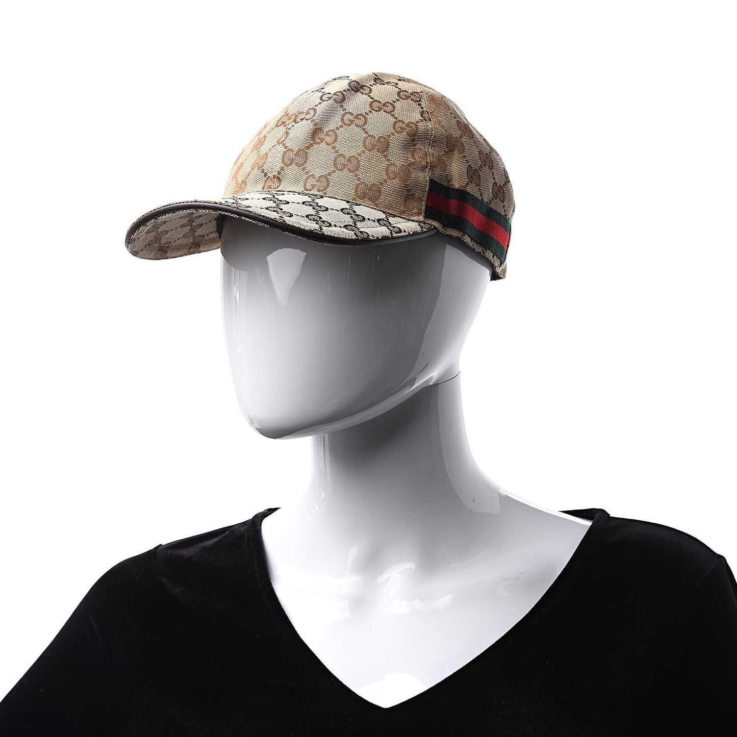 Monogram Web Baseball Hat S Beige Cocoa