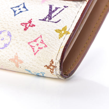 Louis Vuitton Monogram Multicolor Sarah Wallet White 14 of 20