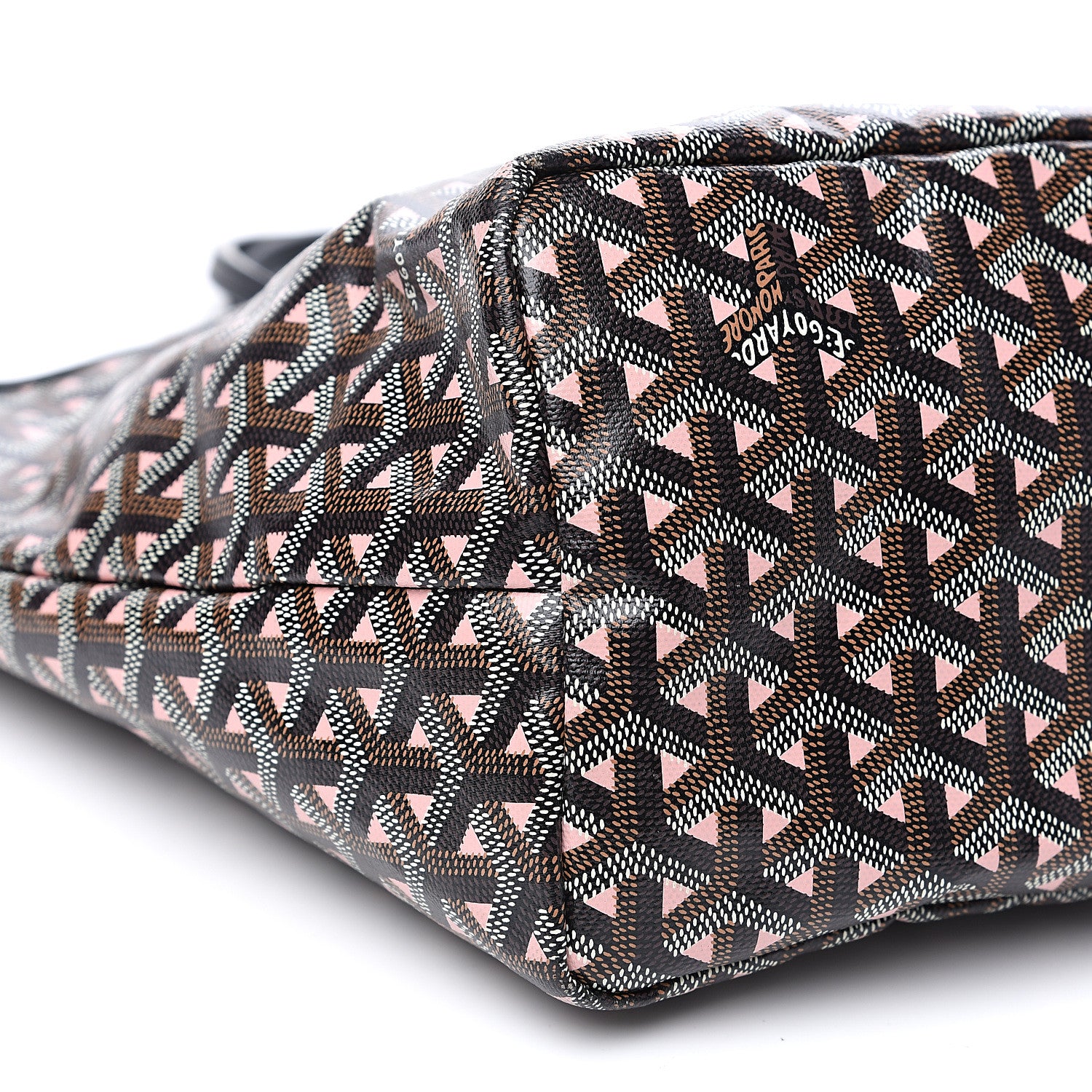 Goyard Goyardine Saint Louis Claire Voie PM Black Pink 6 of 7