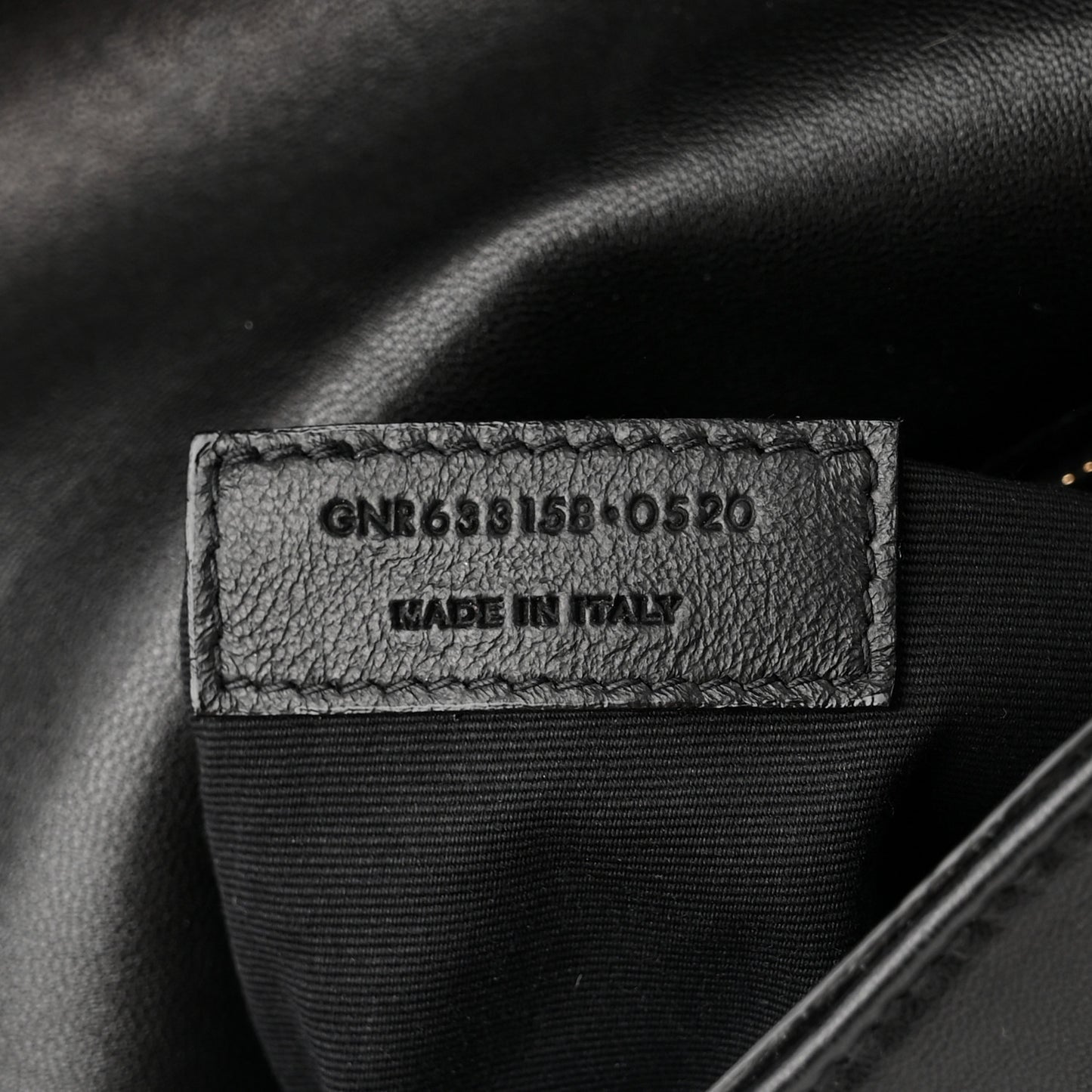 Lambskin Matelasse Monogram Medium Niki Chain Satchel Black
