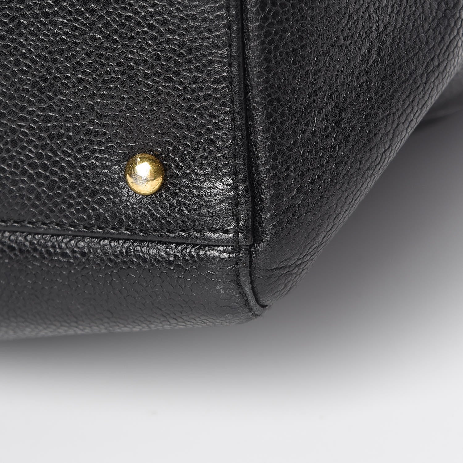 Chanel Caviar Large CC Shoulder Bag Black 12 of 12