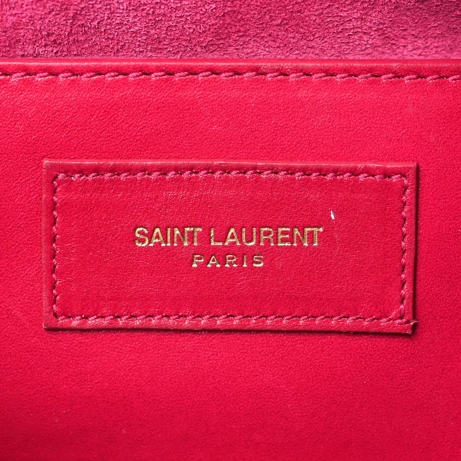 Saint Laurent Calfskin Classic Duffle Fuchsia 5 of 14