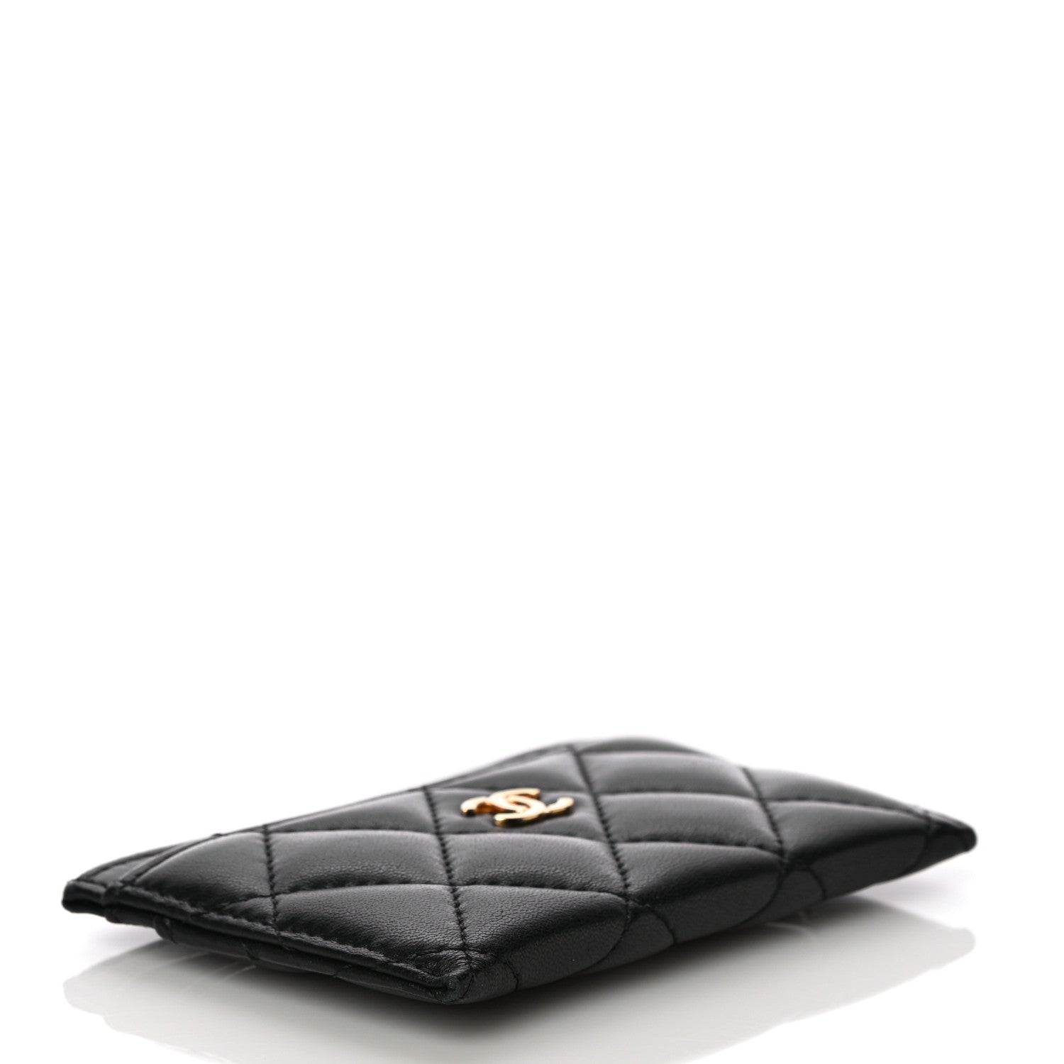 Chanel Lambskin Quilted Card Holder Black 4 of 11